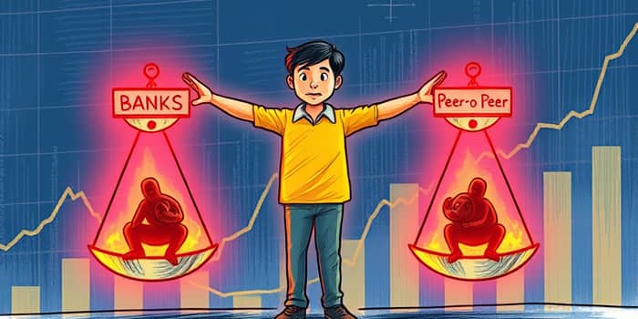 Plataformas de préstamo entre personas y bancos: costos ocultos