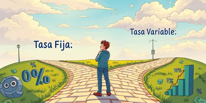 Evalúa tasas fijas frente a variables según tus ingresos