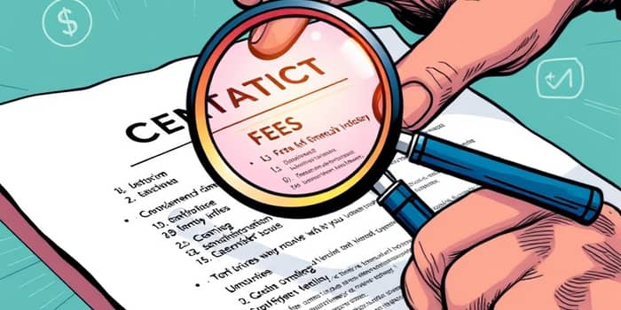 Verifica comisiones ocultas antes de aceptar las condiciones